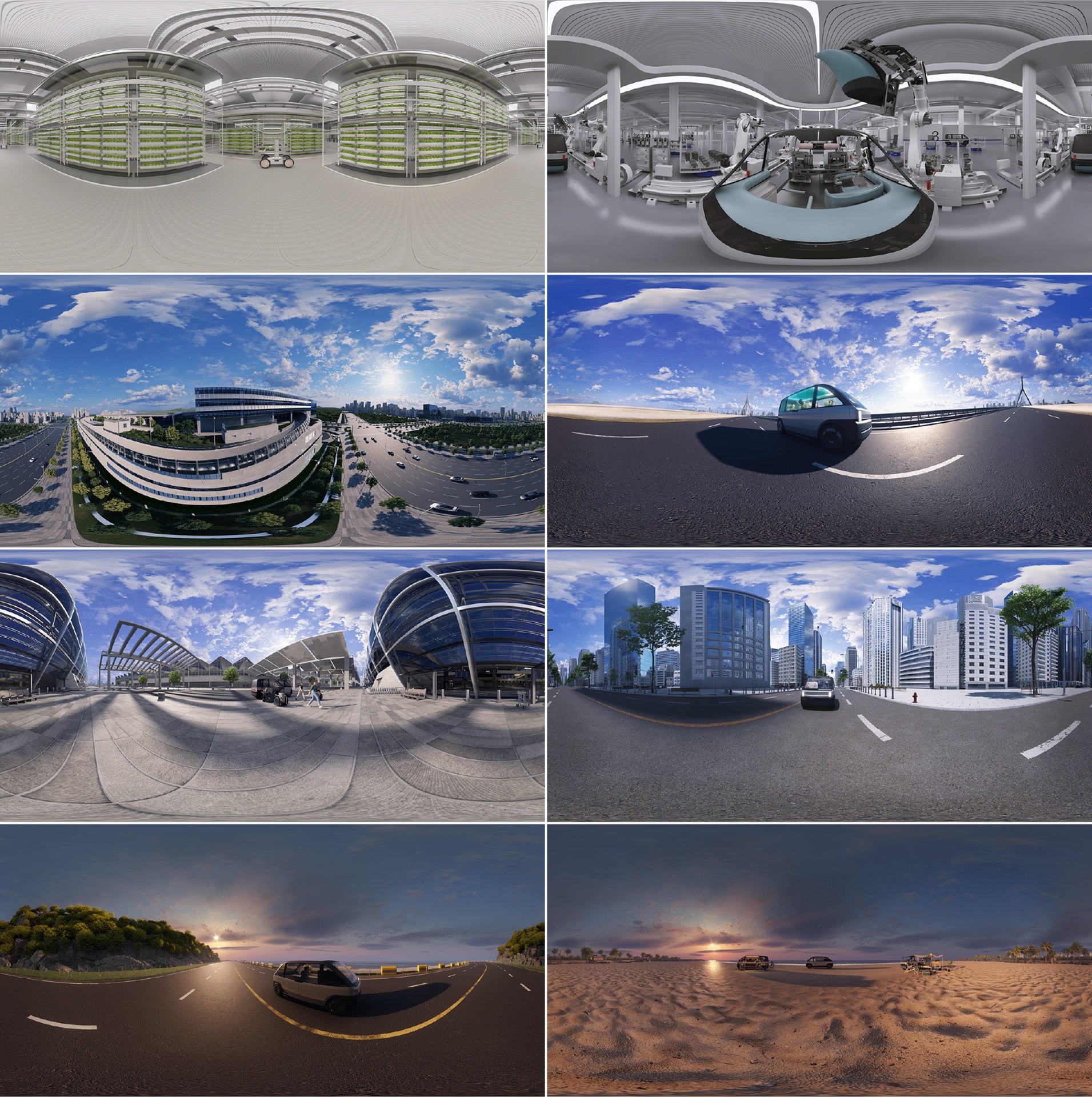 Rendered in 360° VR Animated in Full 3D Delivered in 8K Resolution