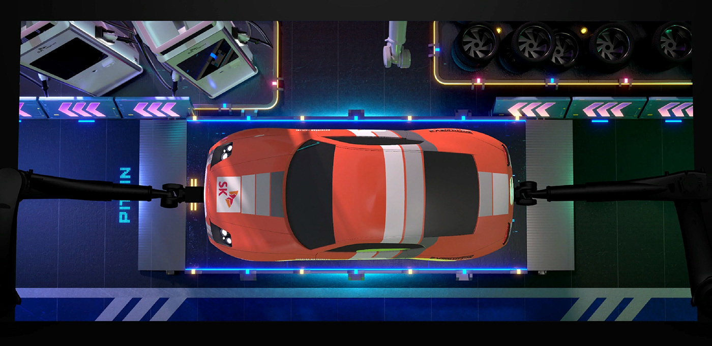 CES 2024 SK DANCING CAR