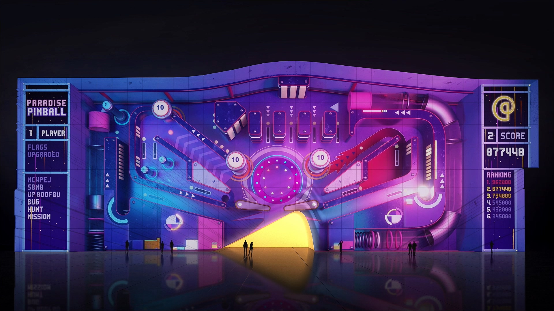 Paradise City Hotel Mapping : Retro